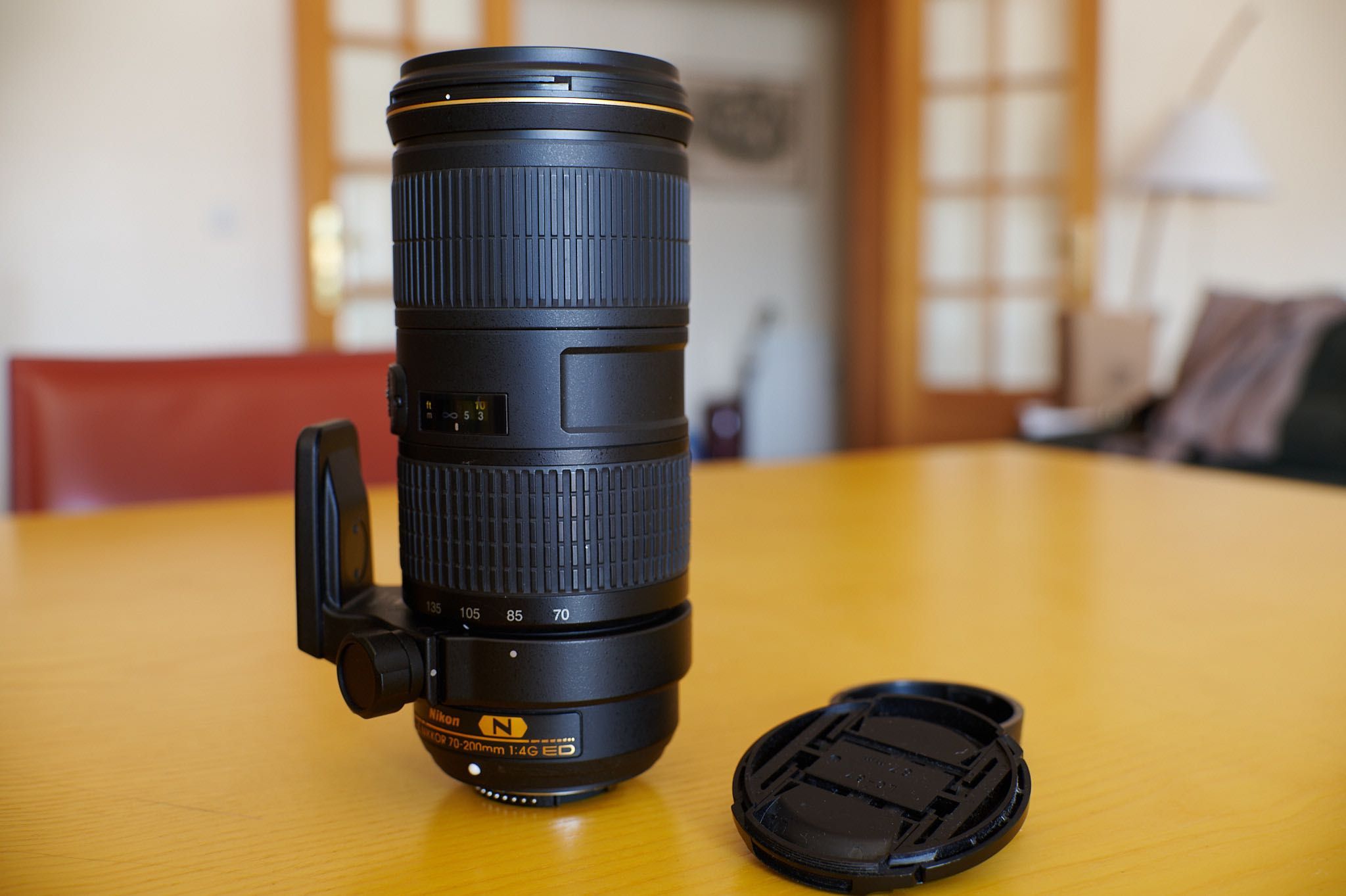 Nikon 70 - 200 f4 G ED VR - com pé do tripé (raro)