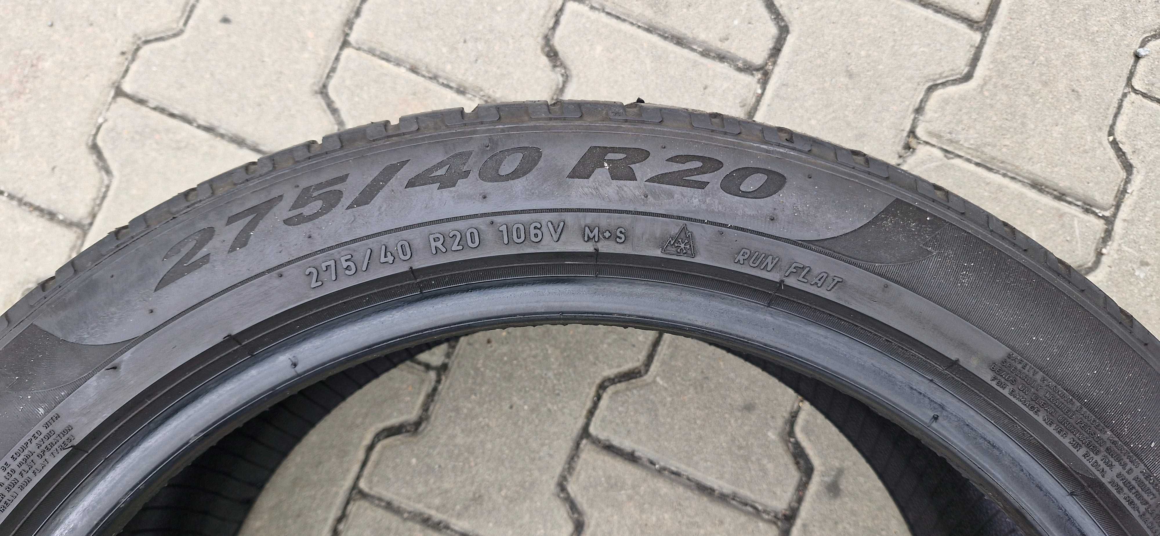 різноширокі R20 (275 40 + 315 35) Pirelli