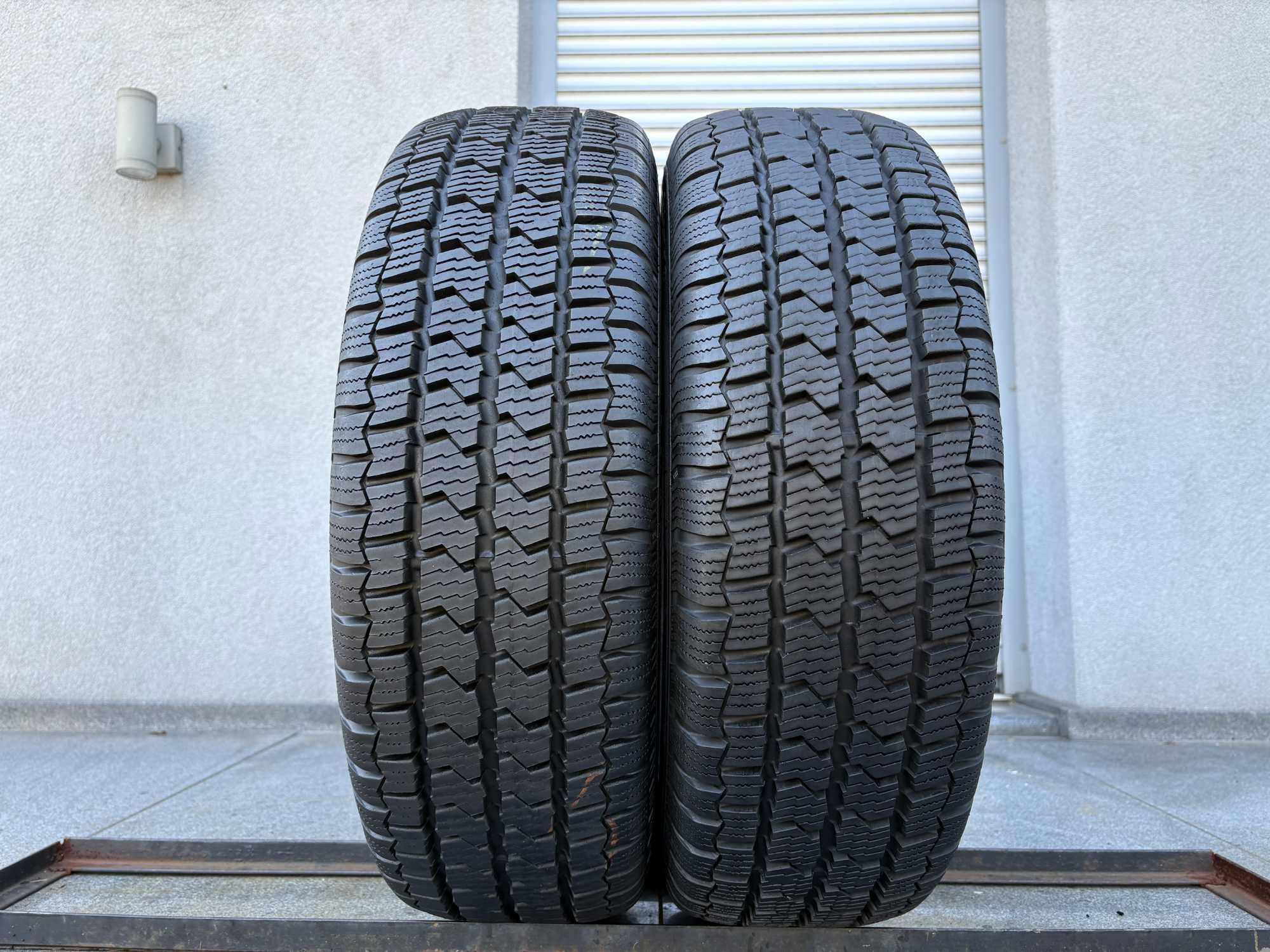 x2 całoroczne 205/65R16C Continental 8,8mm 2024r FV23% Jak nowe! 4S127