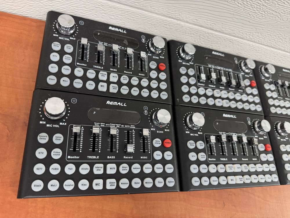 Mały mixer bluetooth Remall v8 okazja akumulator wyprzedaz serii