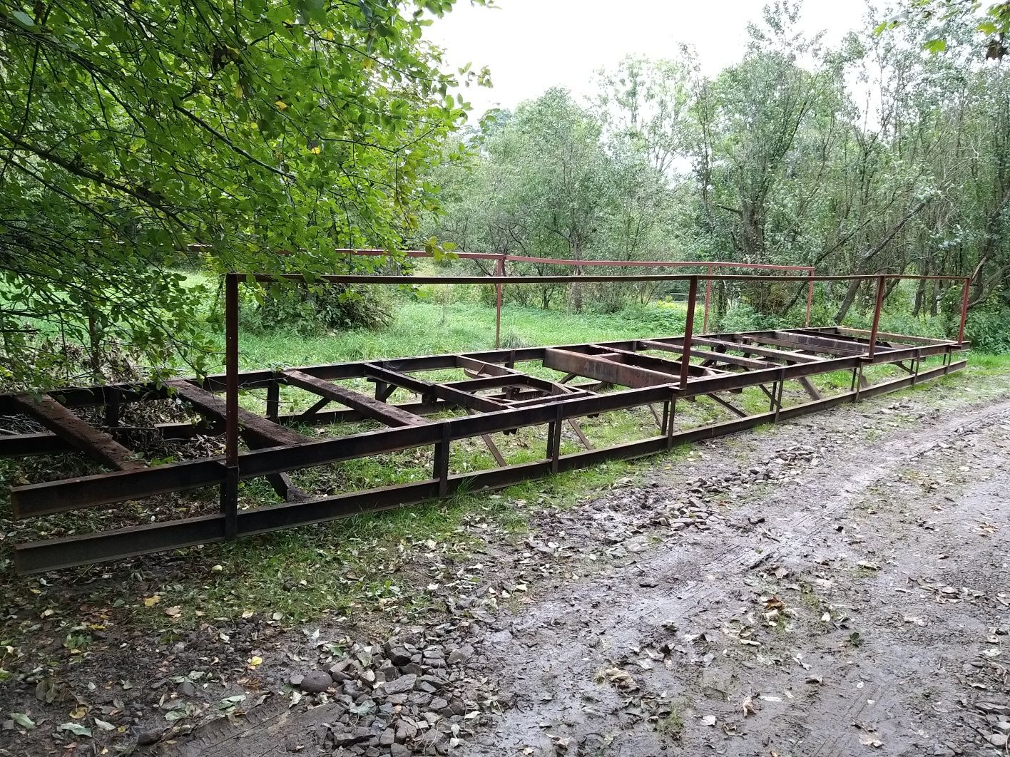 Kładka, konstrukcja mostu, dwuteowniki