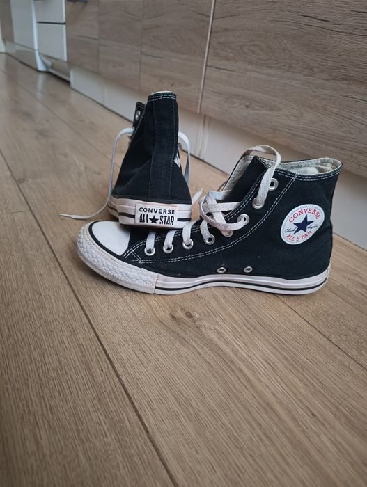Converse czarne wysokie 41