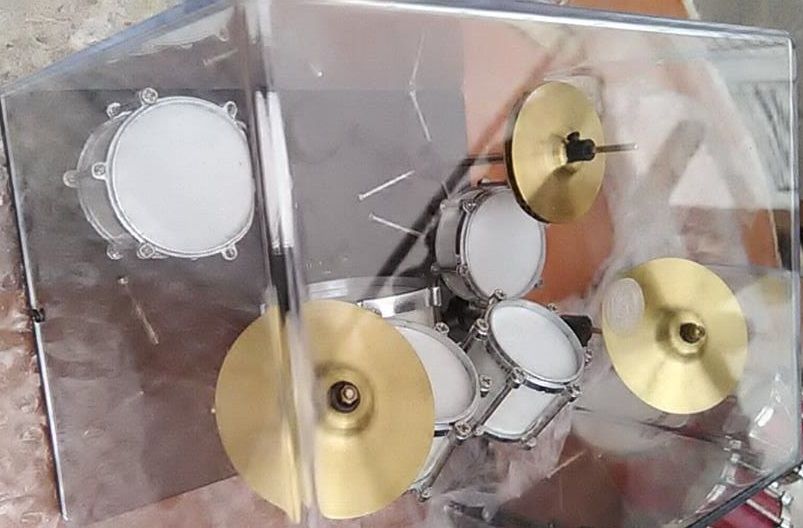 Bateria 8 Peças (mini) (Caixa em Acrílico)