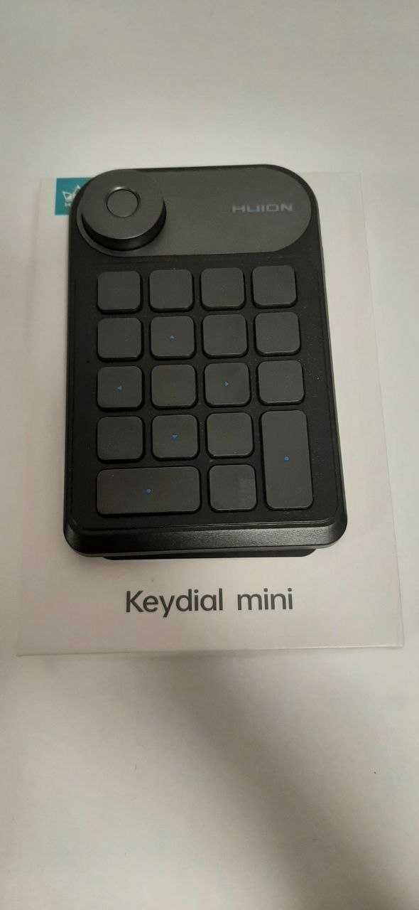 Новая беспроводная клавиатура нампад Huion Keydial Mini K20. NumPad