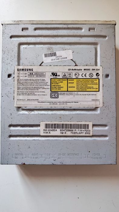 Leitor e gravador de CDs. Samsung