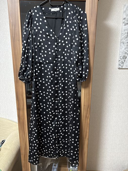 Атласна сукня MANGO