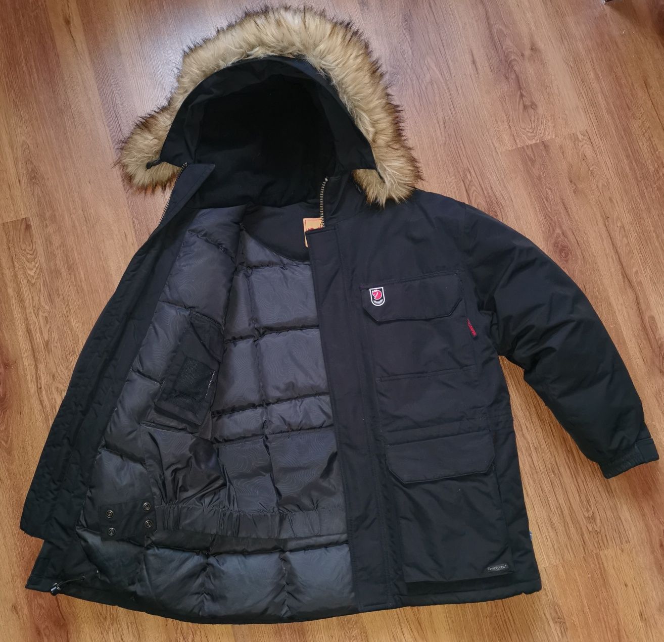 Fjallraven Eskimo Hydratic parka puchowa kurtka S/M