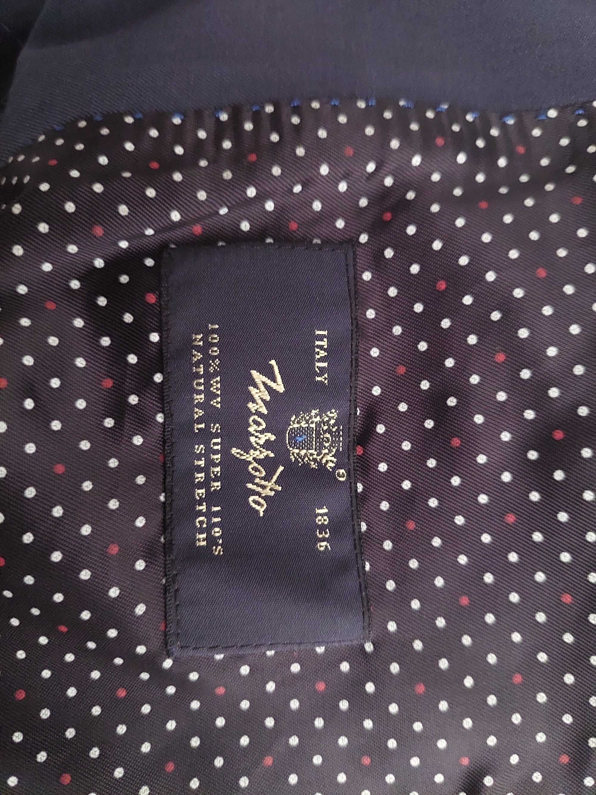 Granatowy Garnitur Vistula Super Slim 182/116 58L stan wzorowy