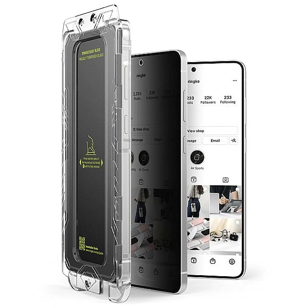 Szkło Hartowane Ringke Easy Slide 2-Pack Galaxy S25 Edge Privacy