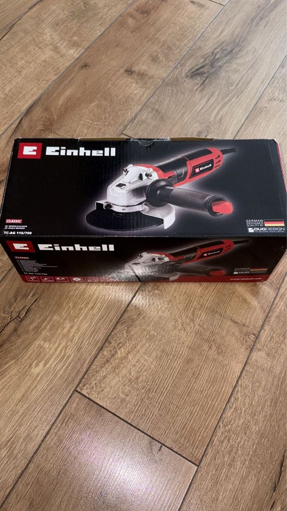 Einhell Tc-Ag 115/750 Szlifierka Kątowa, Czarny/Czerwony, 115 mm