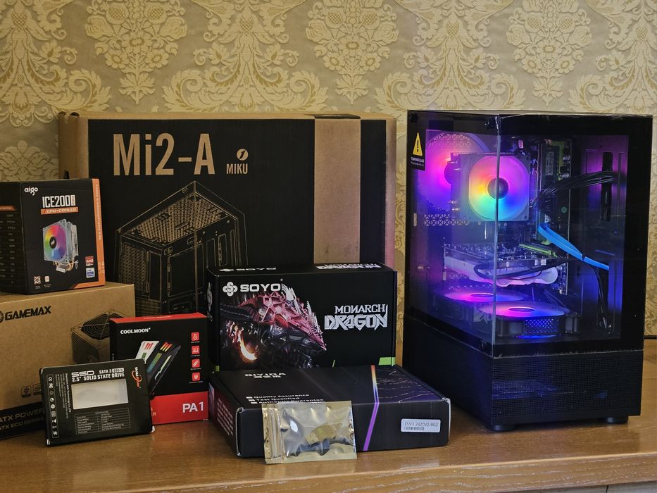 Новый Игровой компьютер, настольный персональный ПК