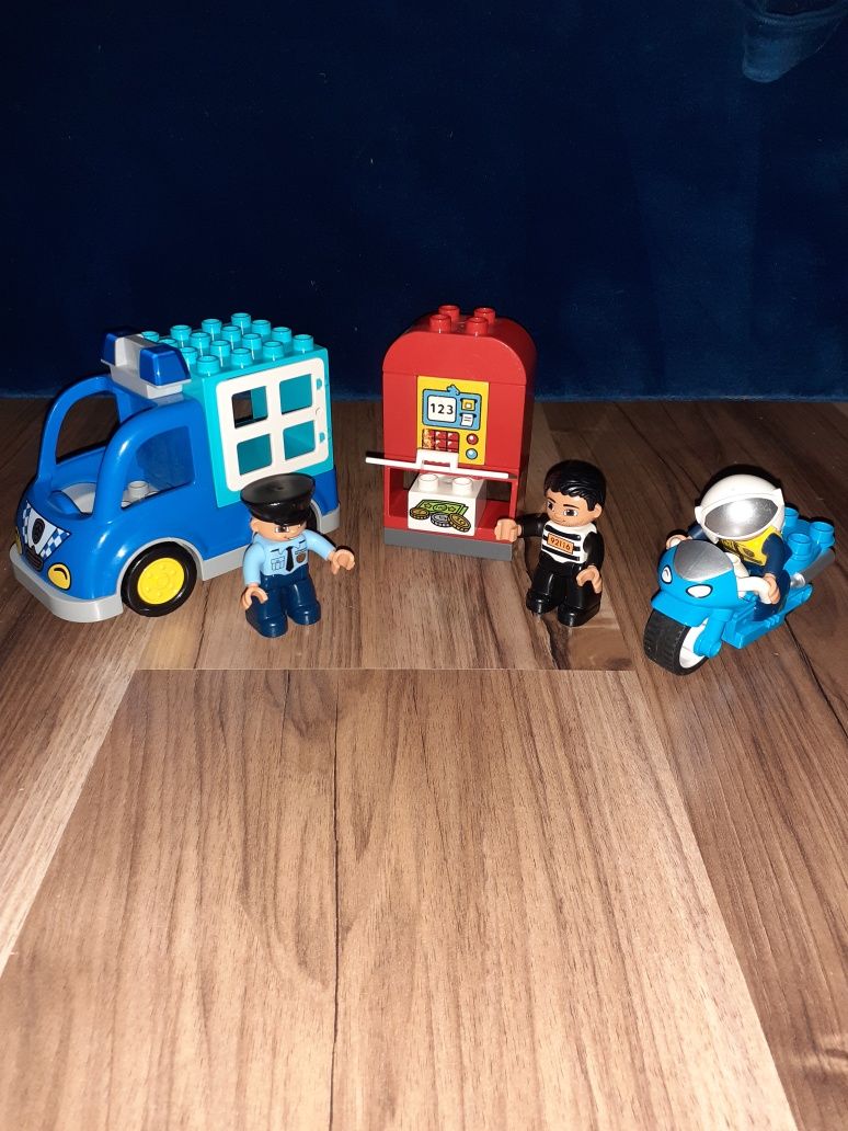 Lego Duplo napad na bank 10809 plus policjant na motorze
