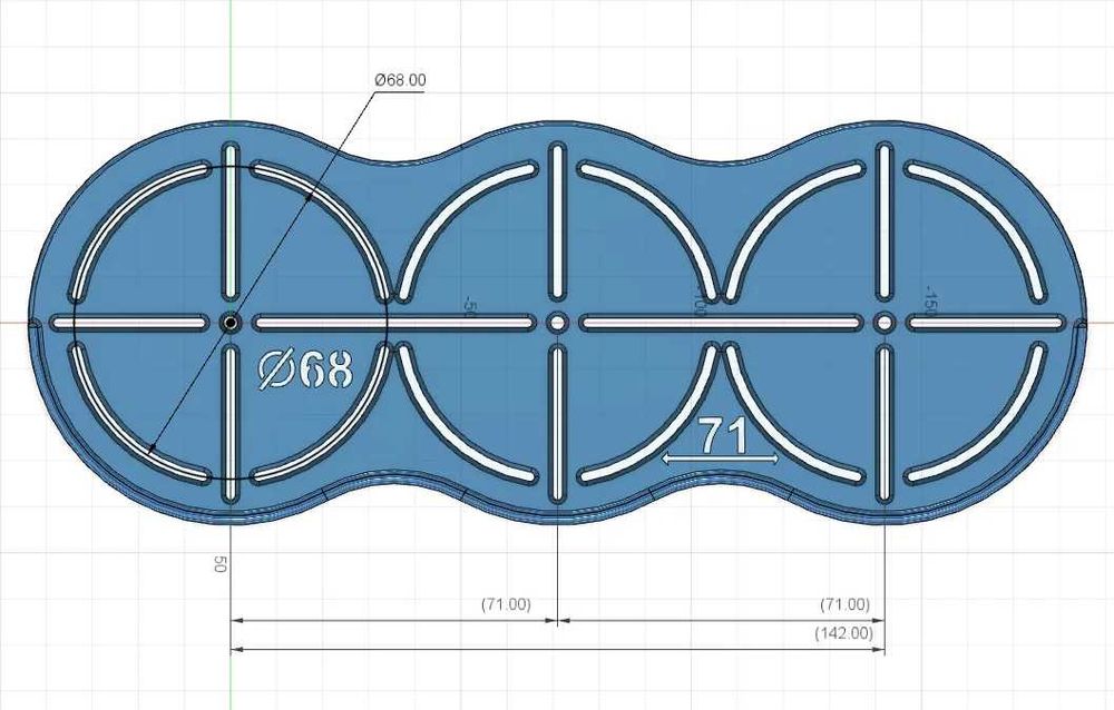 Шаблон для підрозетників Шаблон для подрозетников