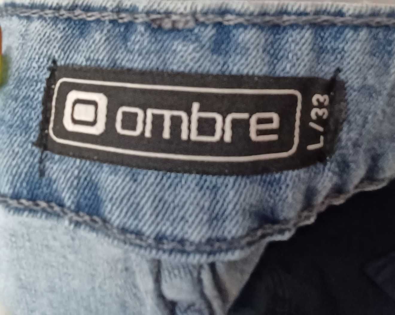 Spodnie jeans męskie Ombre//UM_0022