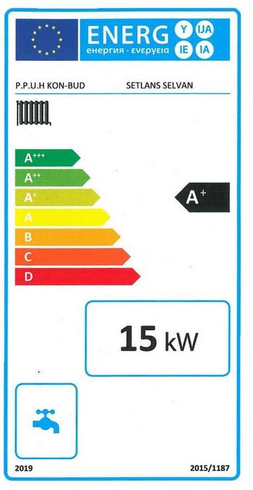 SETLANS SELVAN 15kW 5 klasa kocioł piec na drewno