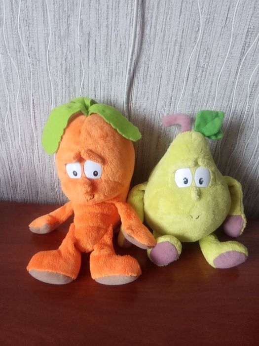 М'які іграшки овочі і фрукти