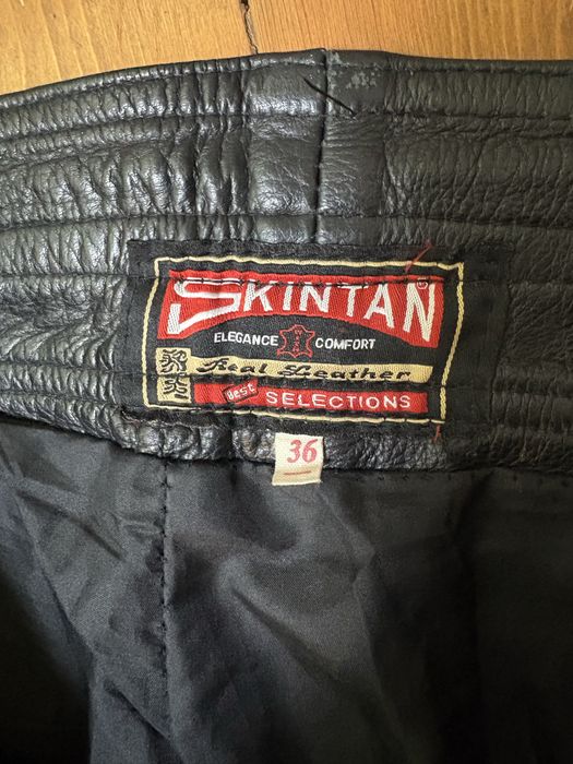 Чоловічі  шкіряні мотоштани розмір 36