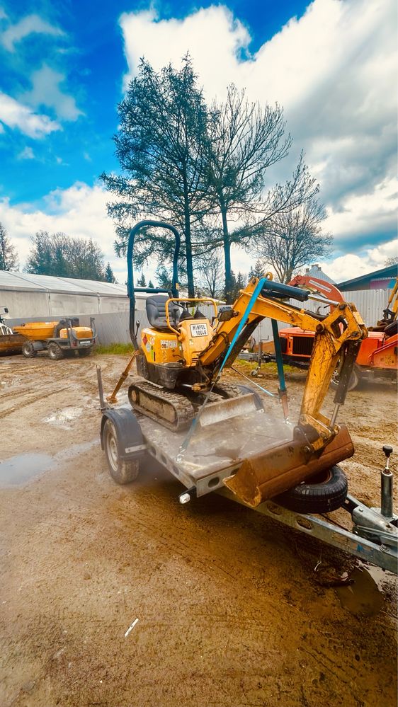 koparka minikoparka 1t. 1,7t 2,5t ,5t. wynajem wadowice wacker 6555