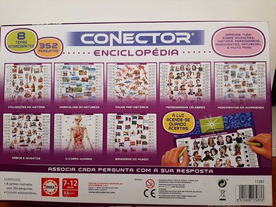 Jogo didático Conector 7-12 anos