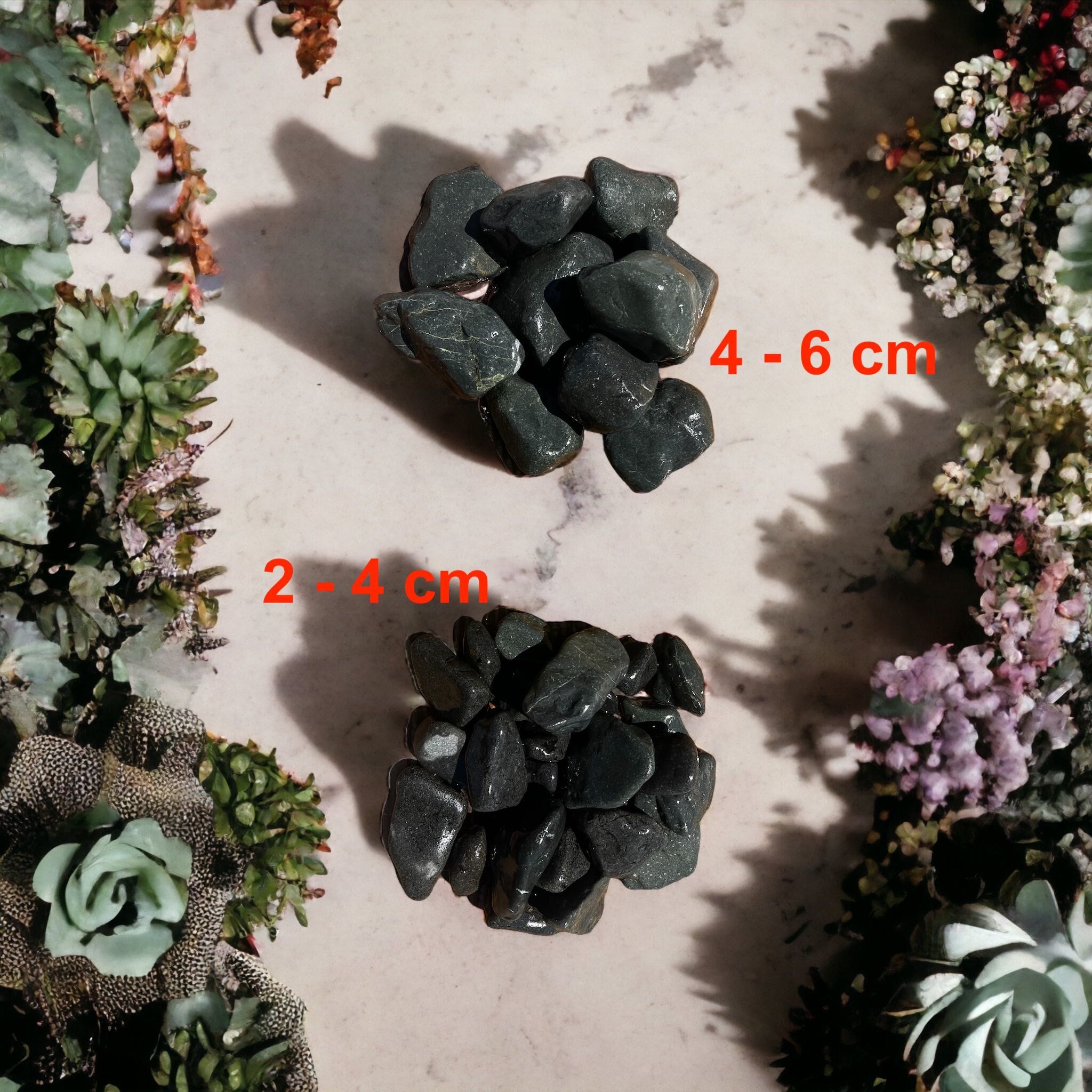 Kamień ozdobny ogrodowy Otoczak Black - 2-4 cm , 4-6 cm PROMOCJA 25kg