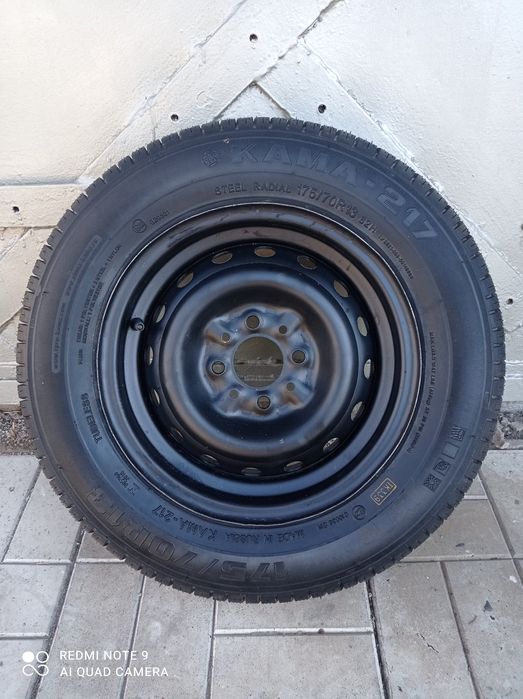 Запаска, диск, резина,колесо в сборе.R13 ВАЗ 4×98