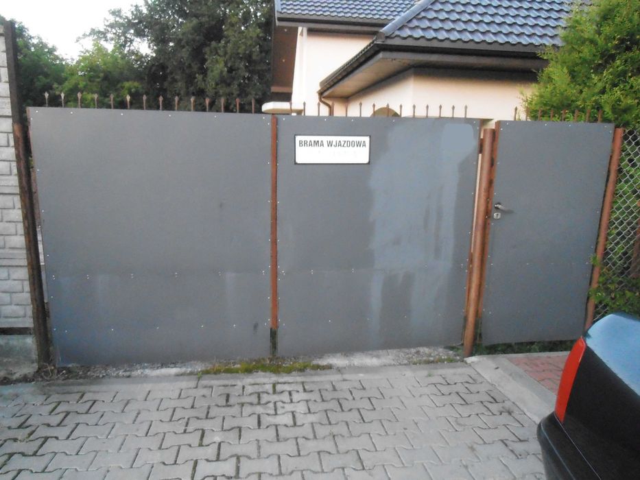 Brama wjazdowa wraz z furtką