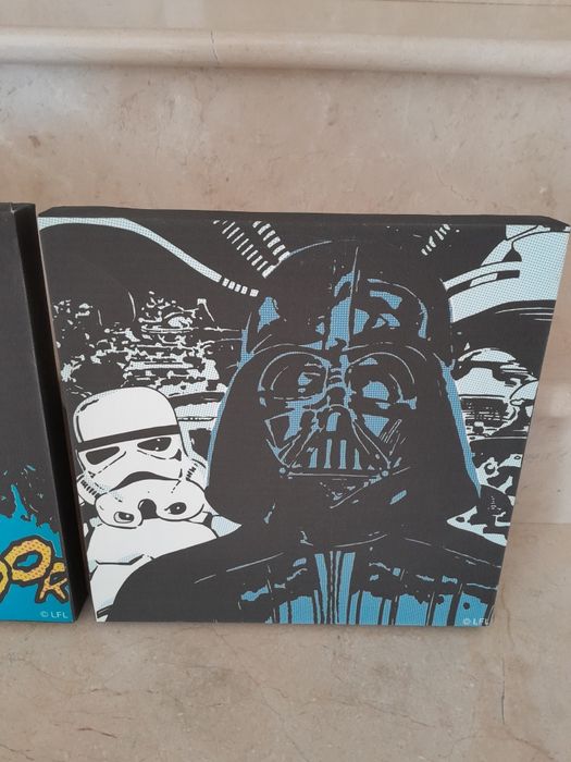 Conjunto Quadros / Telas Star Wars