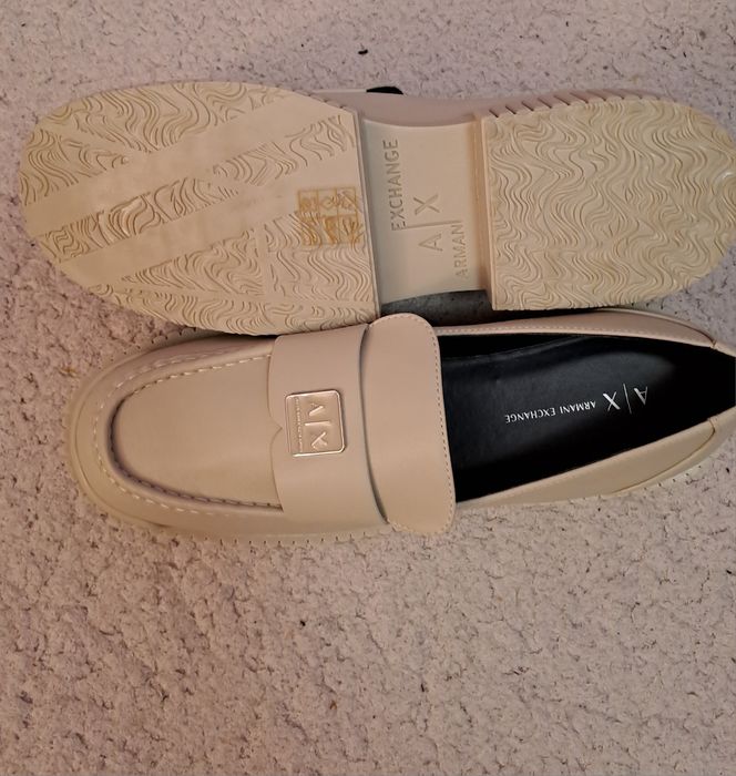 Шкіряні туфлі, мокасини Armani Exchange