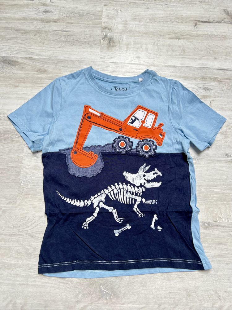 Koszulka, t-shirt, DINOZAURY, cały zestaw, rozm.128