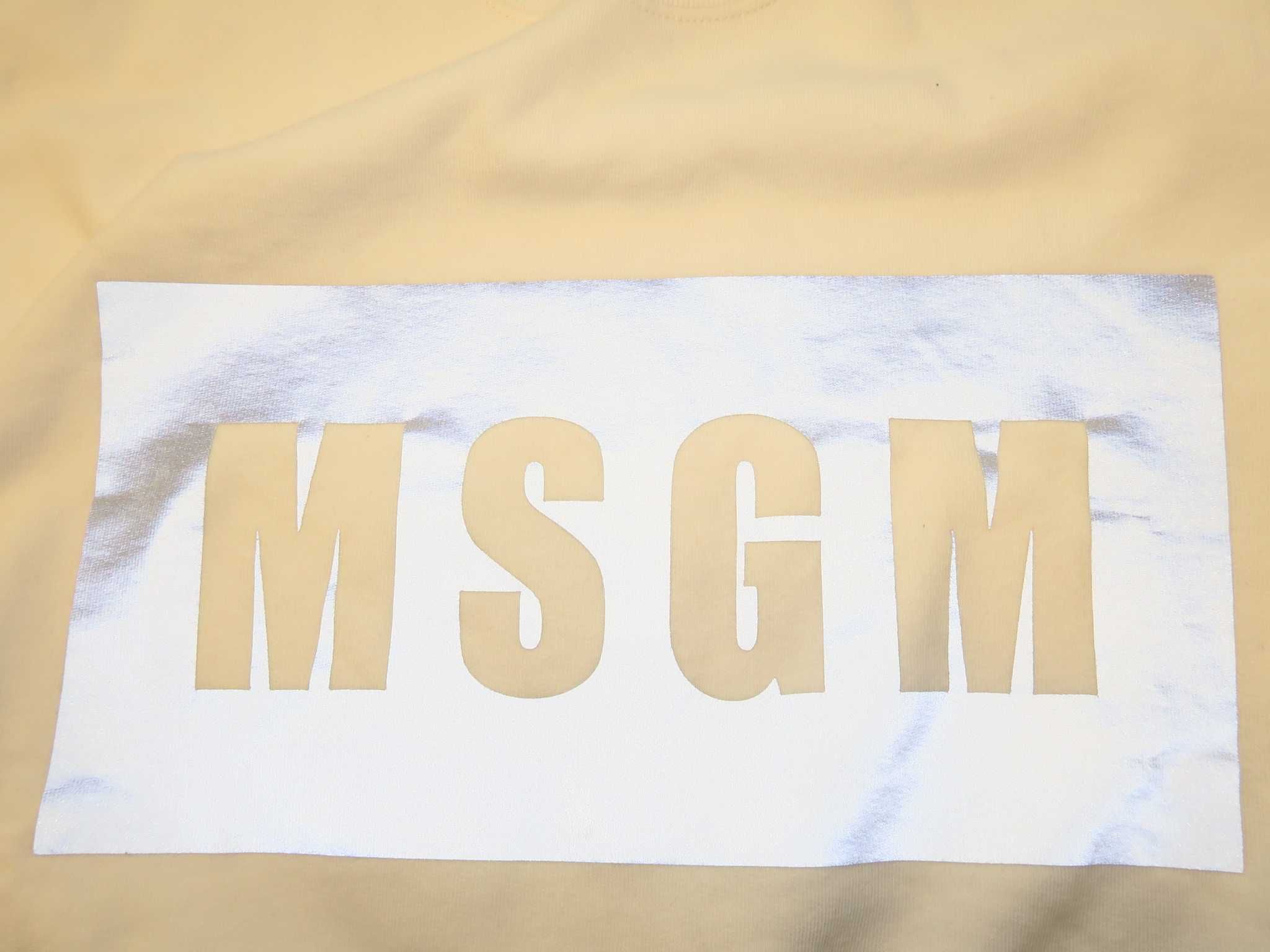 MSGM Milano bluza z odblaskowym logo damska S