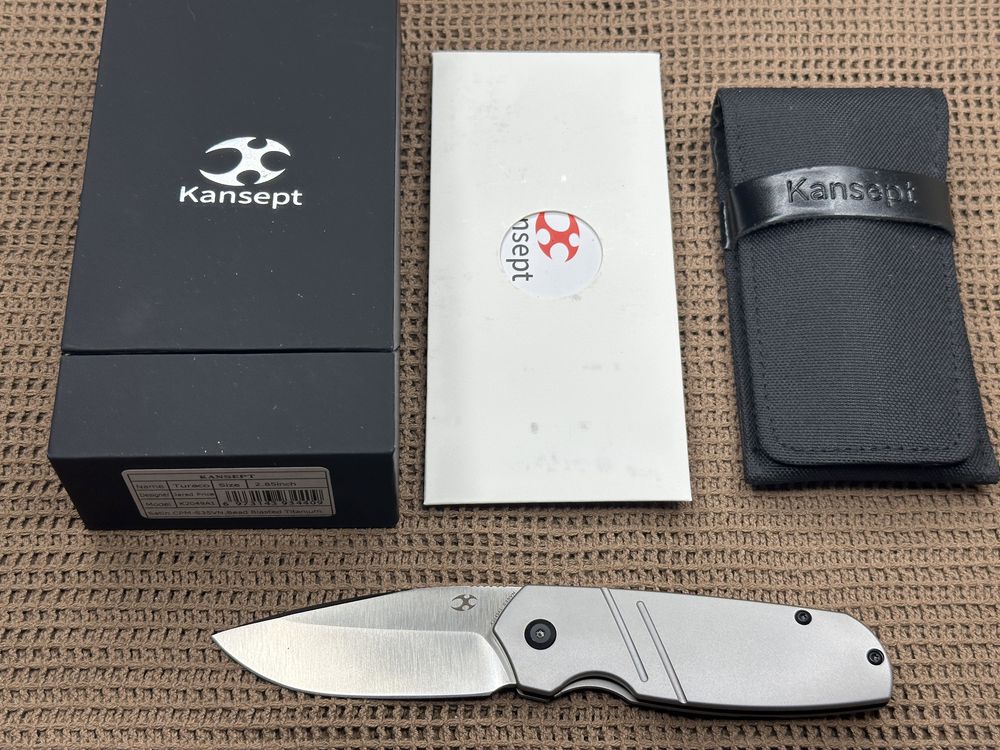 KANSEPT Turaco Titanium CPM-S35VN