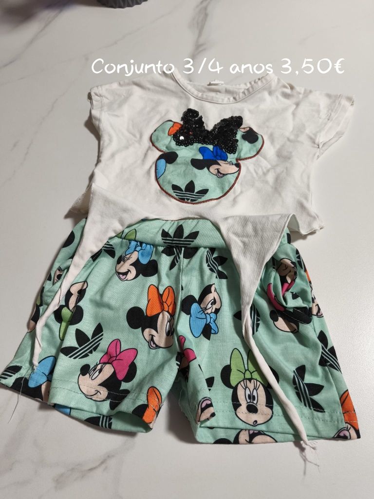 Roupas menina variadas