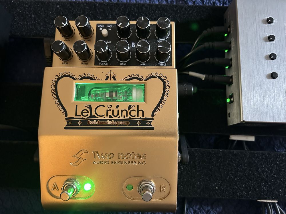 Boss MS-3 e Two Notes Le Crunch + Pedalbord completo com case