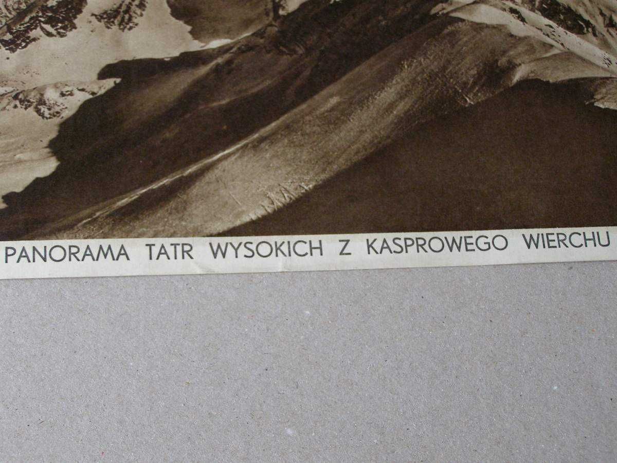 TATRY - panorama z Kasprowego Wierchu -L.Zwoliński 1947r.