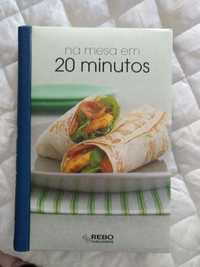 Livro "Na Mesa em 20 Minutos" - Novo