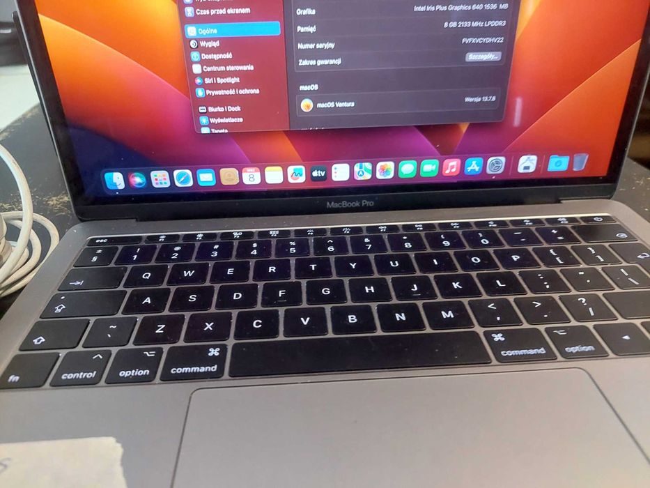 Macbook 13 Pro A1708 / Nowy Lombard / Częstochowa