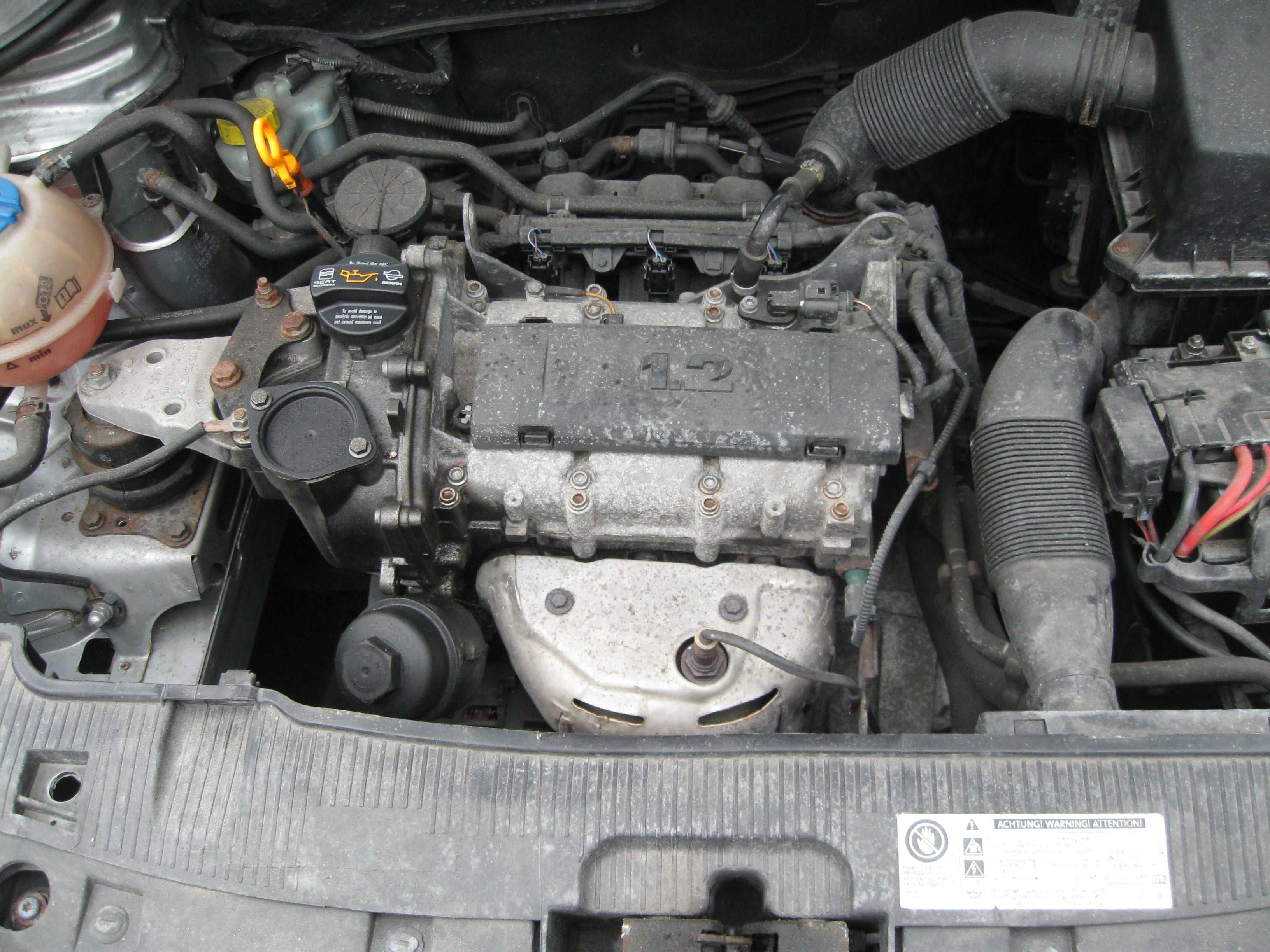 seat ibiza 6j volkswagen polo 6r skoda silnik 1.2 12v bzg