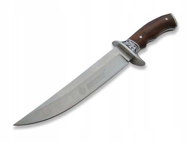 Duży zdobiony nóż myśliwski kandar duży turystyczny Rambo N-182D