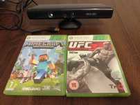 Minecraft, UFC, sensor ruchu Kinect, gry Xbox 360