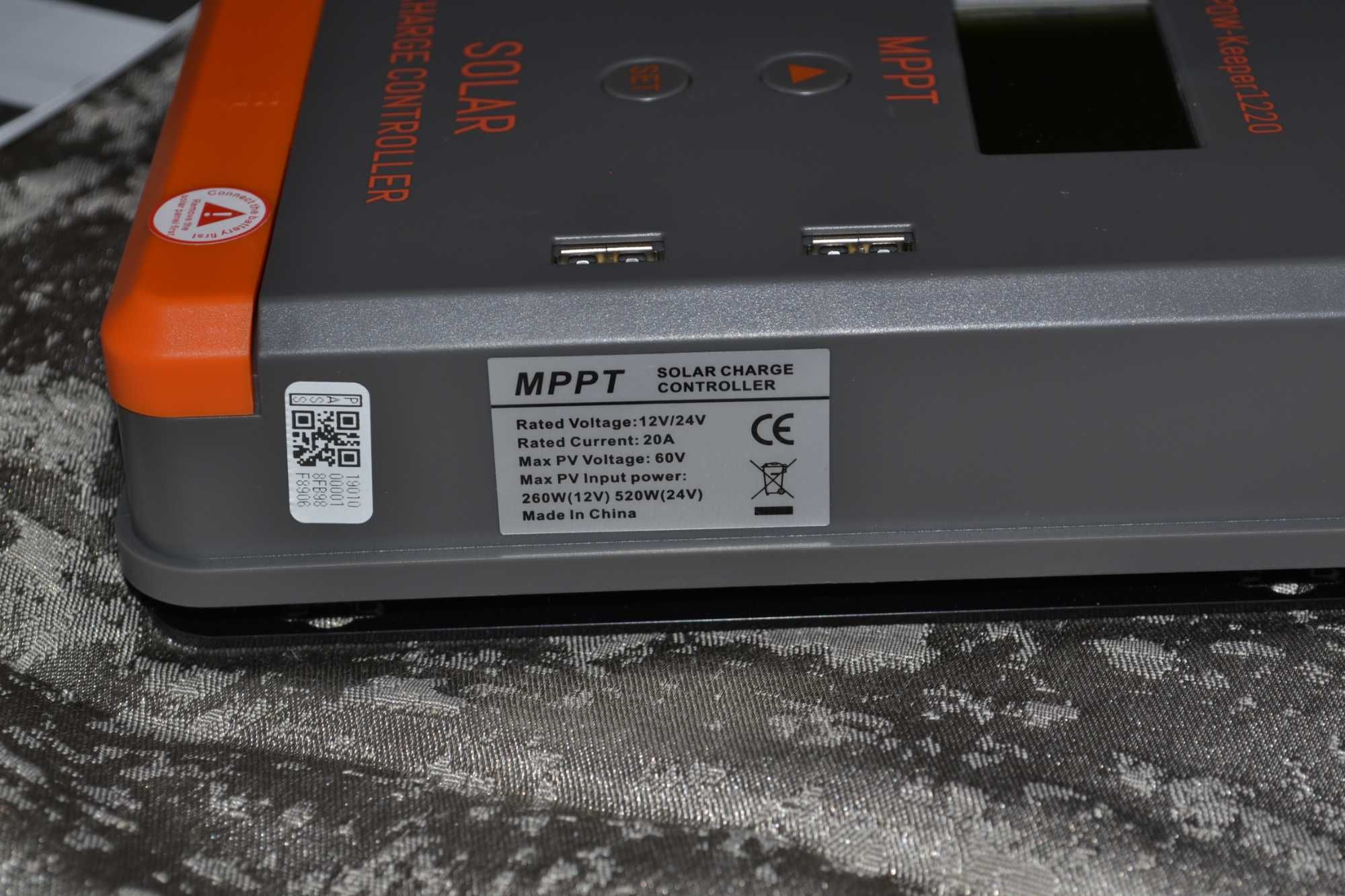 Контроллер заряду РowMr, Keeper 1220 mppt 20a 12v-24v 24v до 50 вольт