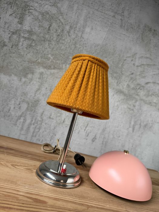 Lampka Grzybek PRL Polam Wilkasy + Dodatkowy Abażur GRATIS / Vintage