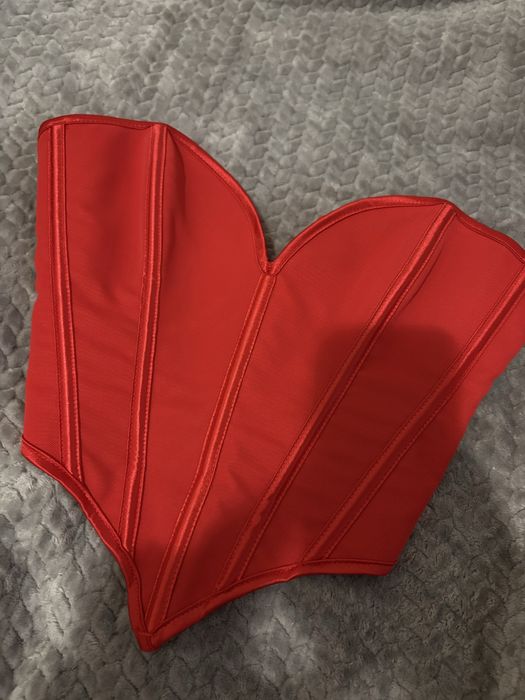 Корсет червоний