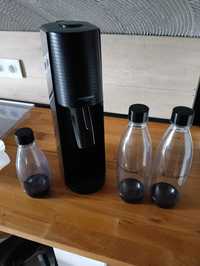 Saturator Sodastream Terra czarny + 3 butelki i butla z gazem