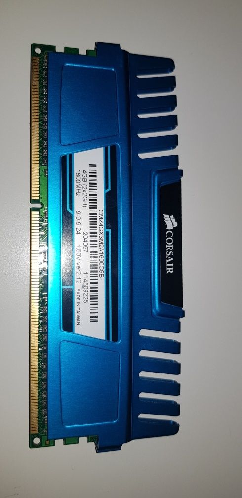Memória RAM , 4G , Corsair ddr3 - 1600MHz