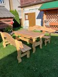 Zestaw ogrodowy stół i ławki