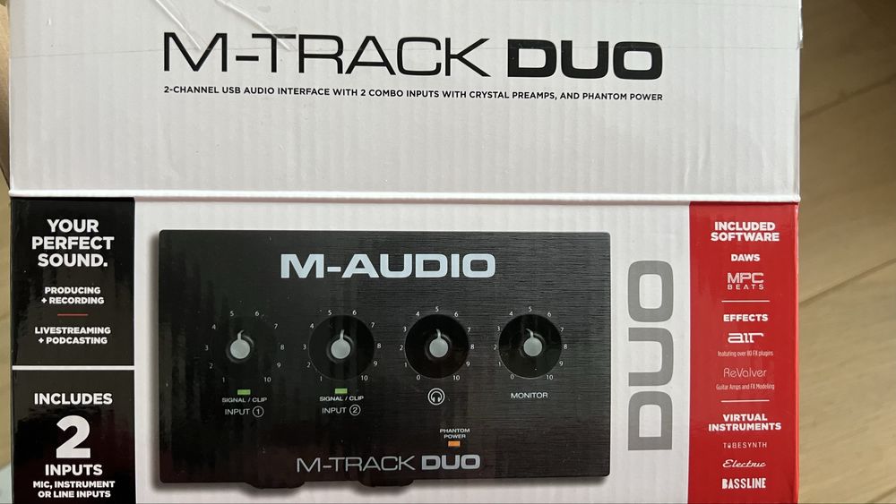 Аудіоінтерфейс M-AUDIO M-Track DUO