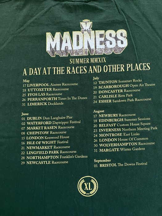 Madness Shirt A Day At The Races And Other Places Ska Band