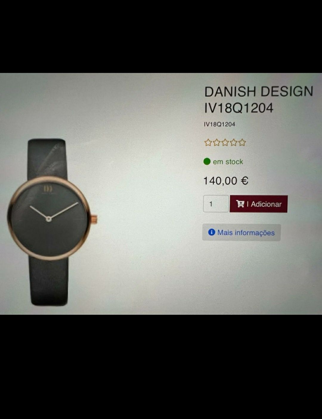 Relógio Danish Design