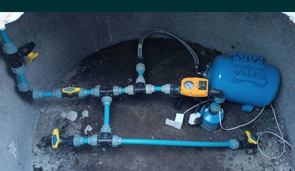 Бурение скважины под воду. Прокол под дорогой