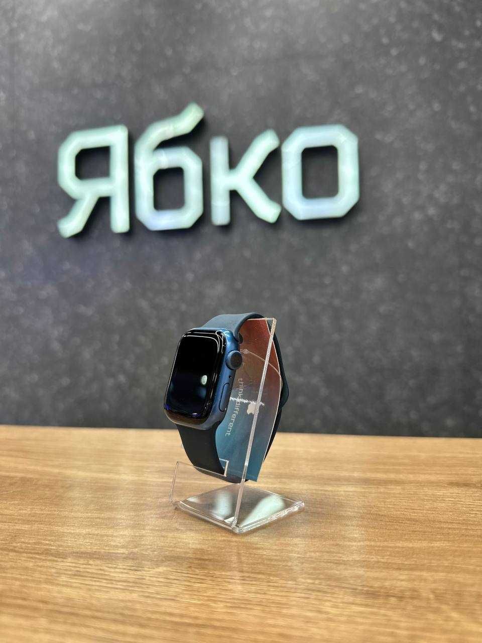 Вживанi Apple Watch 7 41mm Blue, РОЗСТРОЧКА 0% ЯБКО ТРЦ Караван